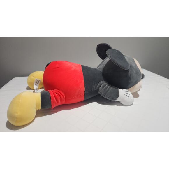 NWT Disney Parks Cuddleez Mickey Mouse Soft Squish Pillow Large Plush 25" - Picture 6 of 9